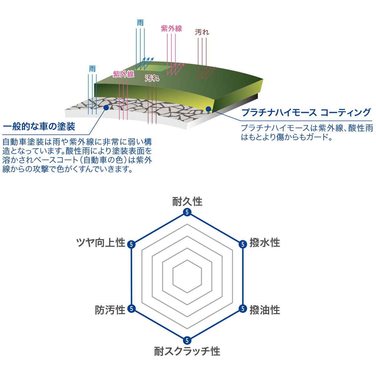 プラチナハイモース コーティング 図